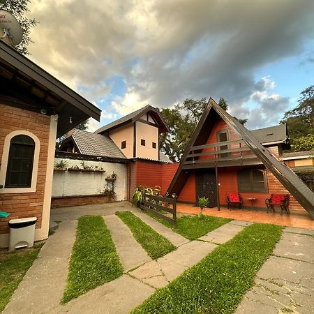 Chale Pinot Com Lareira Villa Campos do Jordão Exteriör bild